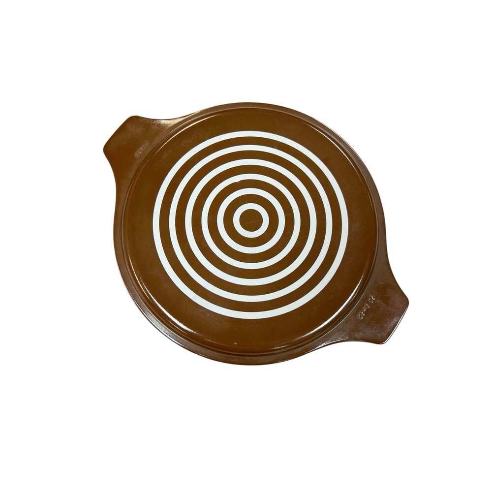 Vintage Pyrex Cosmopolitan Promotional Concentric Circle Dish LID ONLY